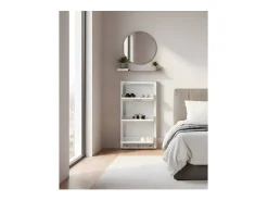 DON HIERRO - Zapatero KIBO compacto de 3 compartimentos ahorro de espacio hasta 9 pares-