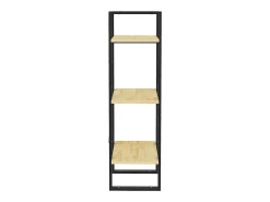Drachten Estantería de 3 niveles madera maciza de pino 40x30x105 cm
