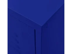 Drøbak Mueble para TV de acero azul marino 105x35x50 cm