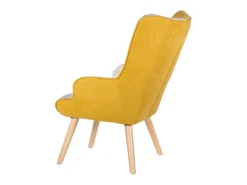 Dudeco sillón luca Patchwork mostaza