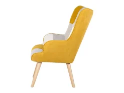 Dudeco sillón luca Patchwork mostaza