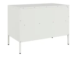 Dundrum Muebles para TV 2 unidades acero blanco 68x39x50,5 cm