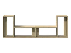 Dunmore Muebles de TV 2 uds madera ingeniería roble Sonoma 75x30x50 cm