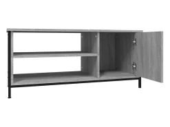 Einar Mueble de TV madera contrachapada gris Sonoma 100x40x45 cm
