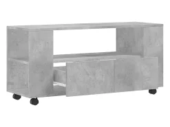 Elli Mueble de TV madera de ingeniería gris hormigón 102x34,5x43 cm