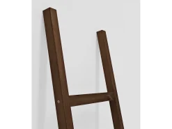 Escalera de madera maciza en tono nogal de 118x41cm - STAIRS - DECOWOOD