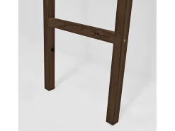 Escalera de madera maciza en tono nogal de 118x41cm - STAIRS - DECOWOOD