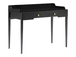 Escritorio consola con 1 cajón en MDF negro mate - RENEVI by Pascal Morabito
