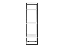 Estante almacenamiento madera contrachapada blanco 60x30x105 cm