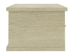 Estante cajones pared contrachapada color roble 60x26x18,5cm ES71967