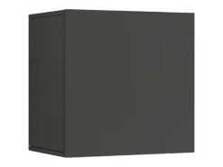 Estante cubo de pared Chronos con 1 puerta antracita mate 50x35x50 cm