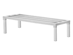 Estante de Almacenamiento, SucceBuy Soporte de Estante de Aluminio Soporte de Estante Fijo Estante de Almacenamiento 121,92 × 50,8 × 30,48 cm