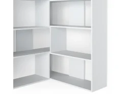 Estante de esquina blanco 170x29.6x142.4 laine