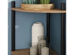 Estante de esquina oro power roble/antracita 29x29x72 bivio