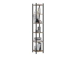 Estante de esquina oro power roble/antracita 30x30x163.5 bivio