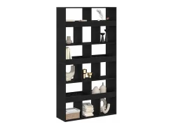 Estante de libros 2 piezas Roble negro 100 x 33 x 187.5 cm