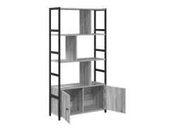Estante de libros Gris sonoma 80 x 30 x 155.5 cm