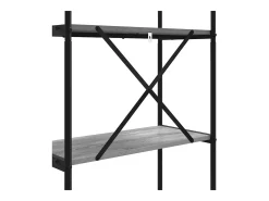Estante de libros Gris sonoma 60 x 30 x 146 cm