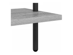 Estante de libros Gris sonoma 60 x 24 x 203 cm
