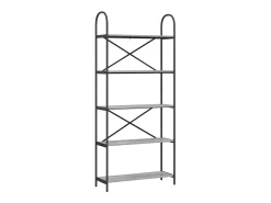 Estante de libros Gris sonoma 80 x 30 x 183 cm