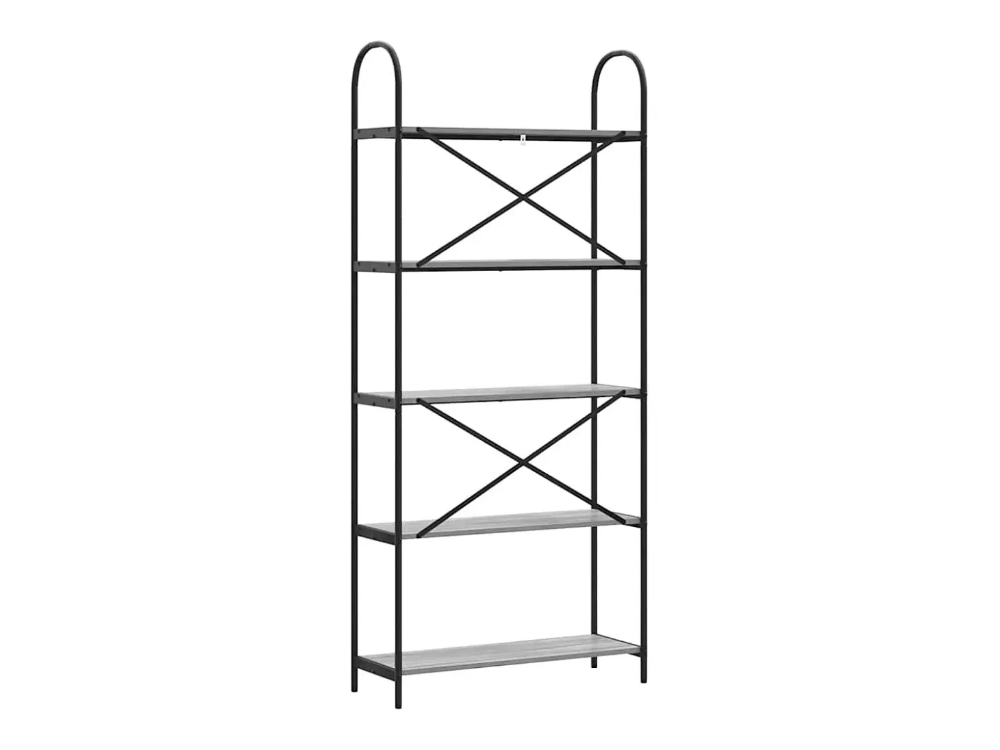 Estante de libros Gris sonoma 80 x 30 x 183 cm