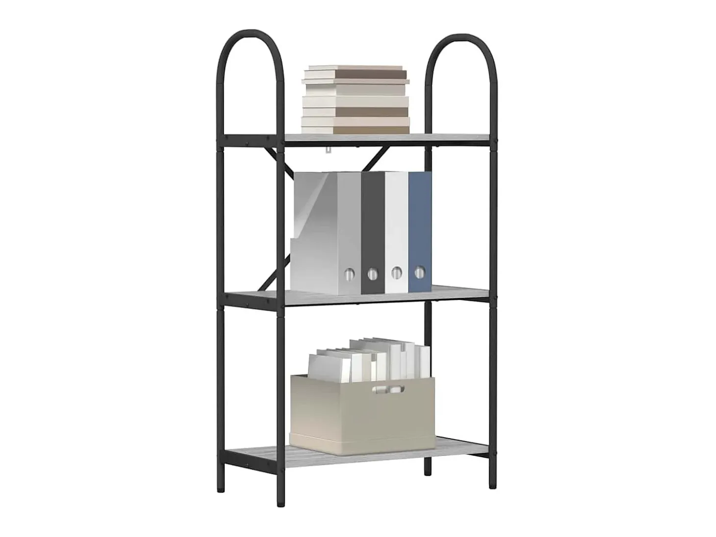 Estante de libros Gris sonoma 60 x 30 x 109 cm