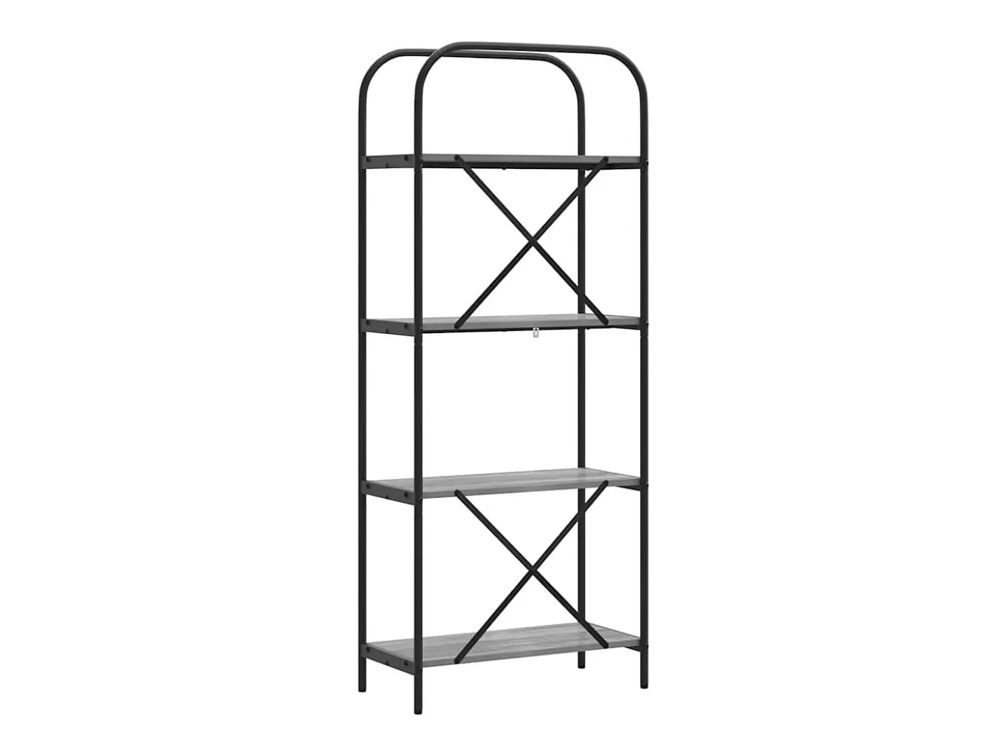 Estante de libros Gris sonoma 60 x 30 x 146 cm