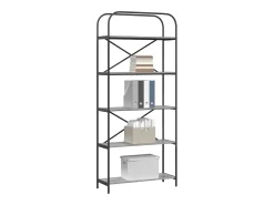 Estante de libros Gris sonoma 80 x 30 x 183 cm