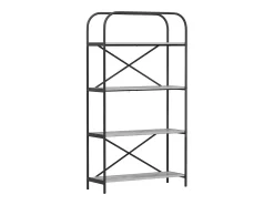 Estante de libros Gris sonoma 80 x 30 x 146 cm