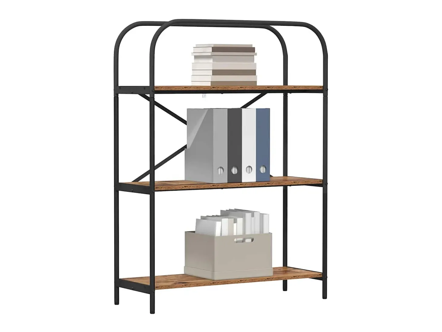 Estante de libros Madera vieja 80 x 30 x 109 cm