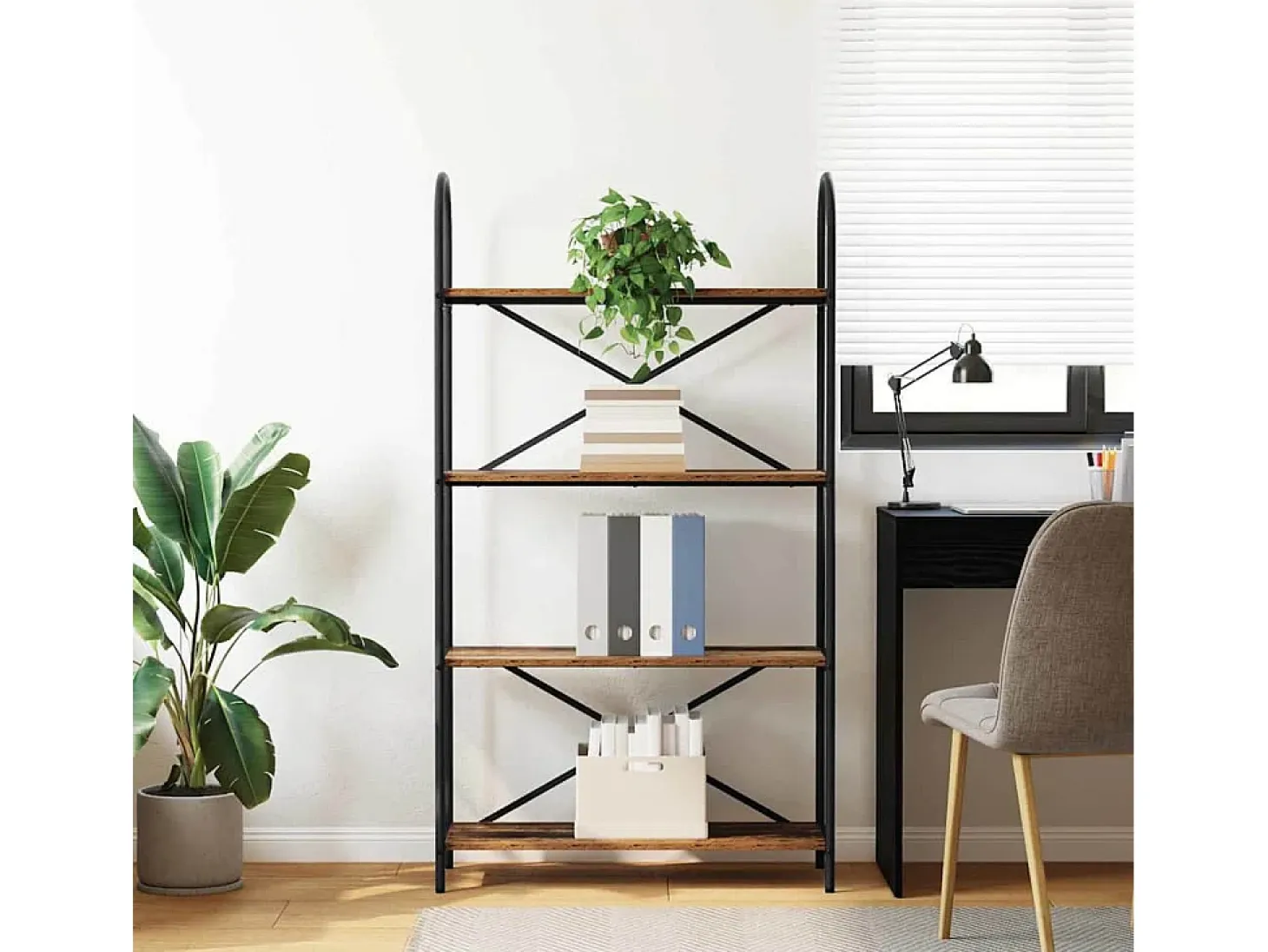 Estante de libros Madera vieja 80 x 30 x 146 cm