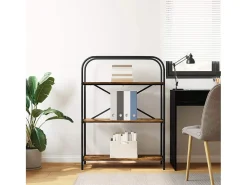 Estante de libros Roble ahumado 80 x 30 x 109 cm