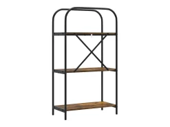 Estante de libros Roble ahumado 60 x 30 x 109 cm