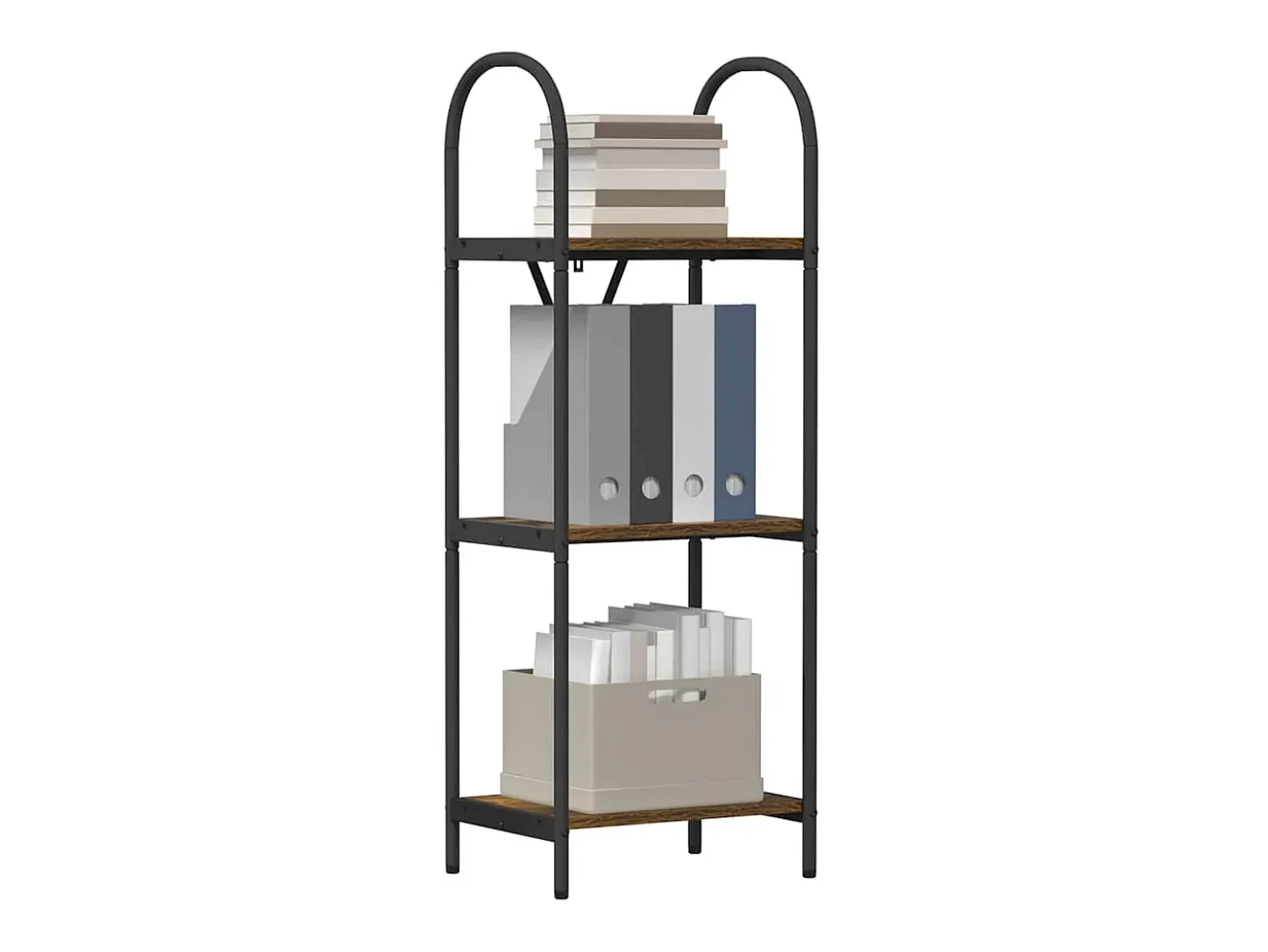 Estante de libros Roble ahumado 40 x 30 x 109 cm