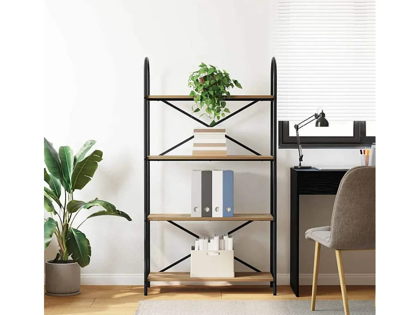 Estante de libros Roble artisan 80 x 30 x 146 cm