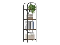 Estante de libros Roble ahumado 40 x 30 x 146 cm