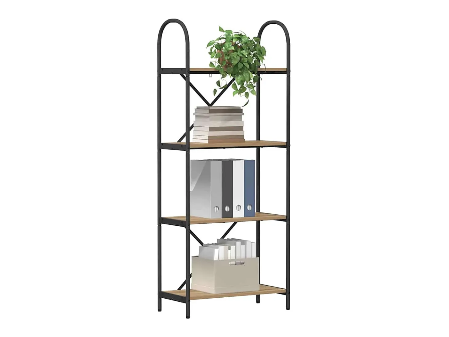 Estante de libros Roble artisan 60 x 30 x 146 cm