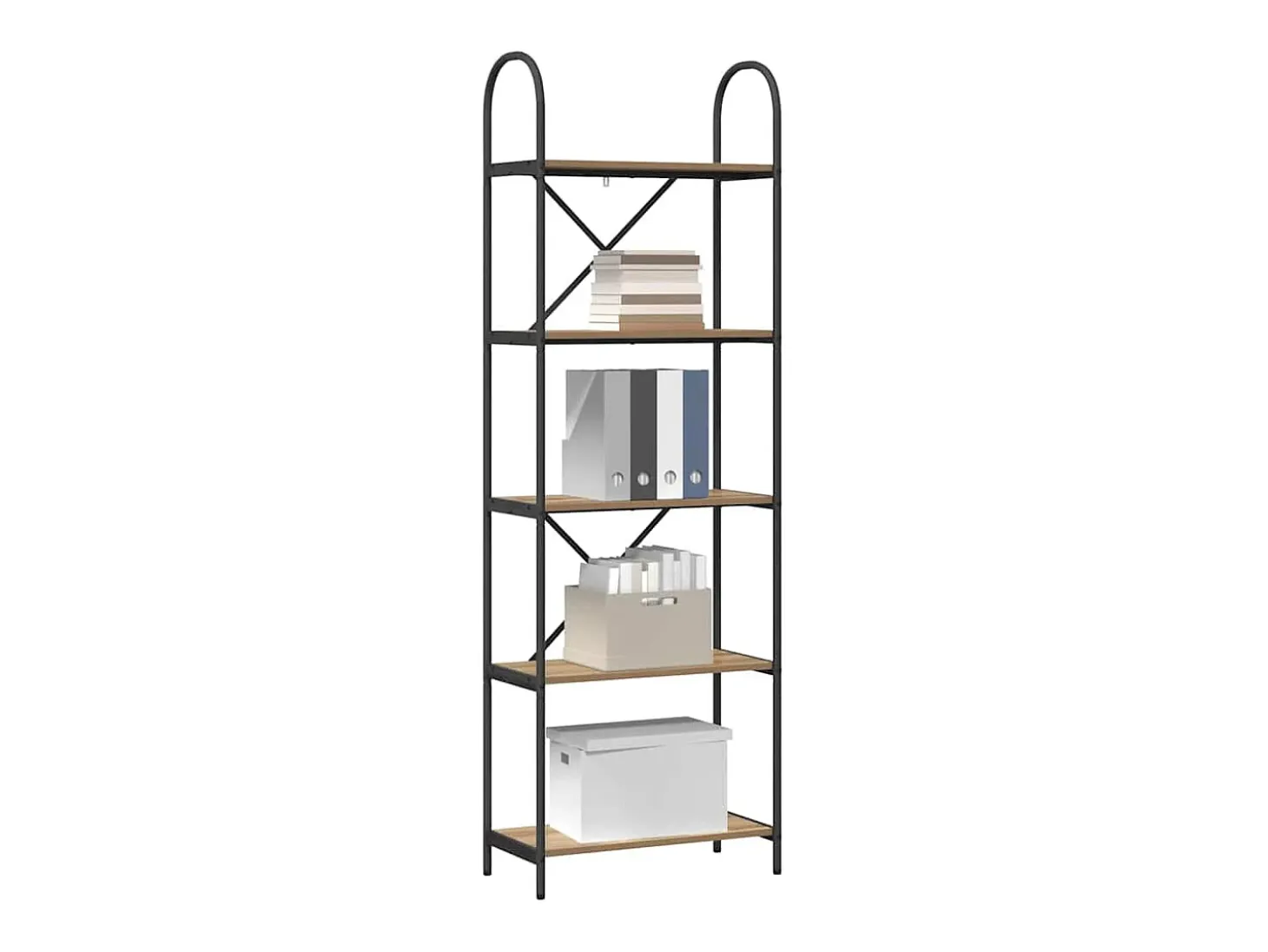 Estante de libros Roble artisan 60 x 30 x 183 cm