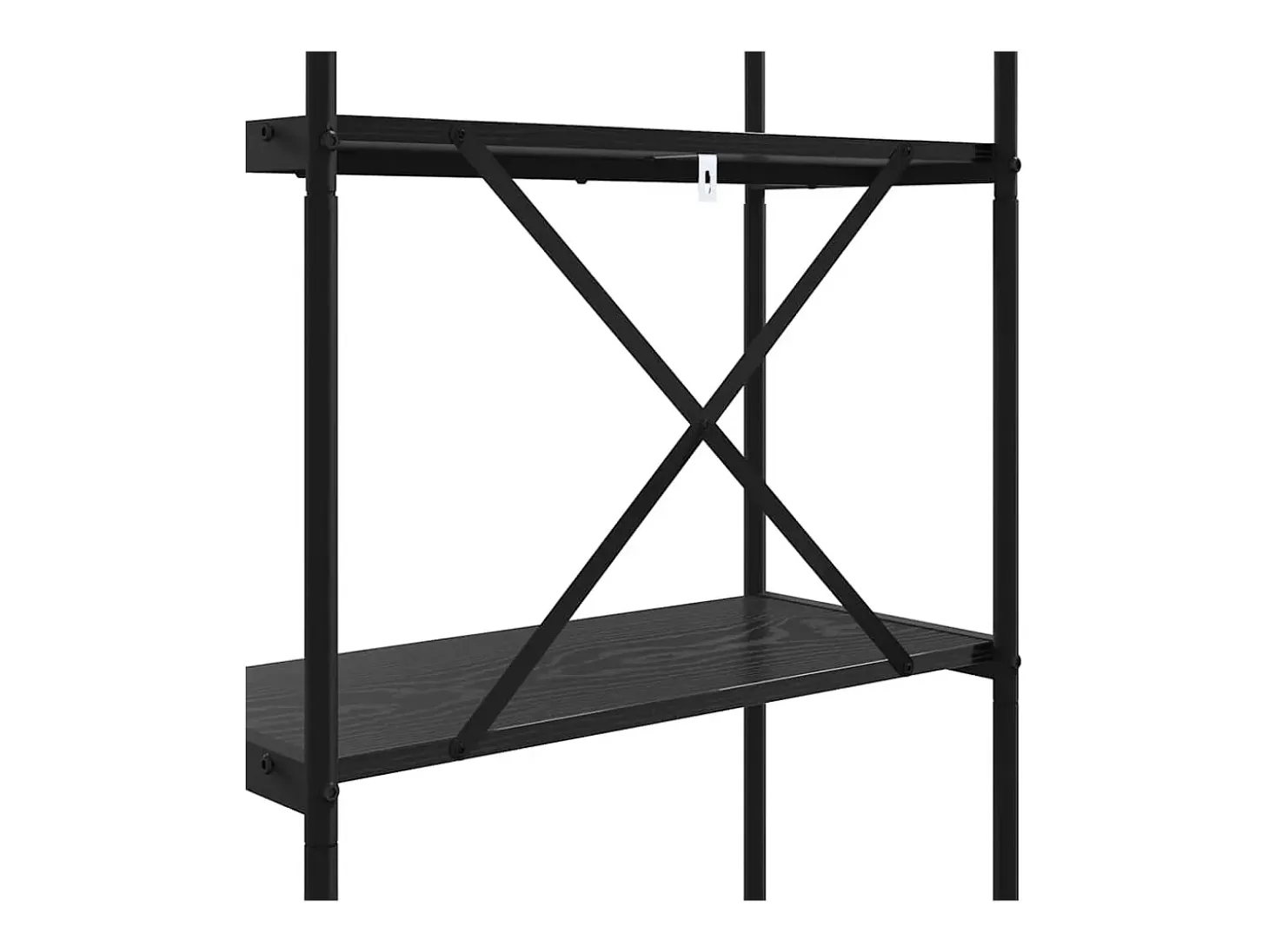 Estante de libros Roble negro 60 x 30 x 109 cm