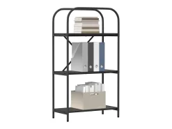 Estante de libros Roble negro 60 x 30 x 109 cm