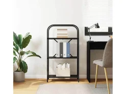 Estante de libros Roble negro 60 x 30 x 109 cm