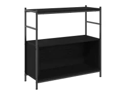 Estante de libros Roble negro 80 x 30 x 78.5 cm