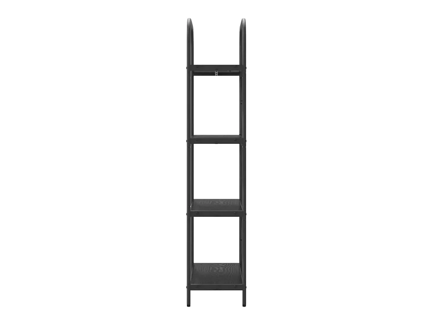 Estante de libros Roble negro 60 x 30 x 146 cm