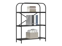 Estante de libros Roble negro 80 x 30 x 109 cm