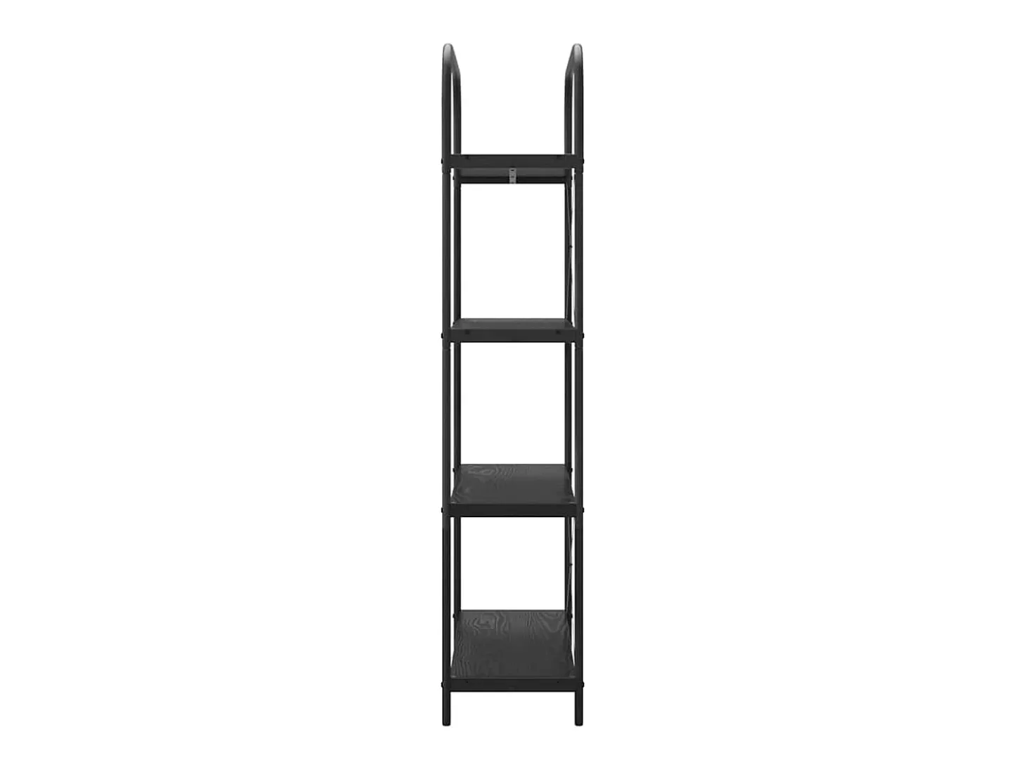 Estante de libros Roble negro 80 x 30 x 146 cm