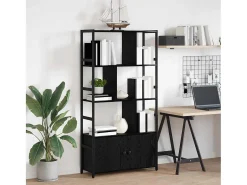 Estante de libros Roble negro 80 x 30 x 155.5 cm