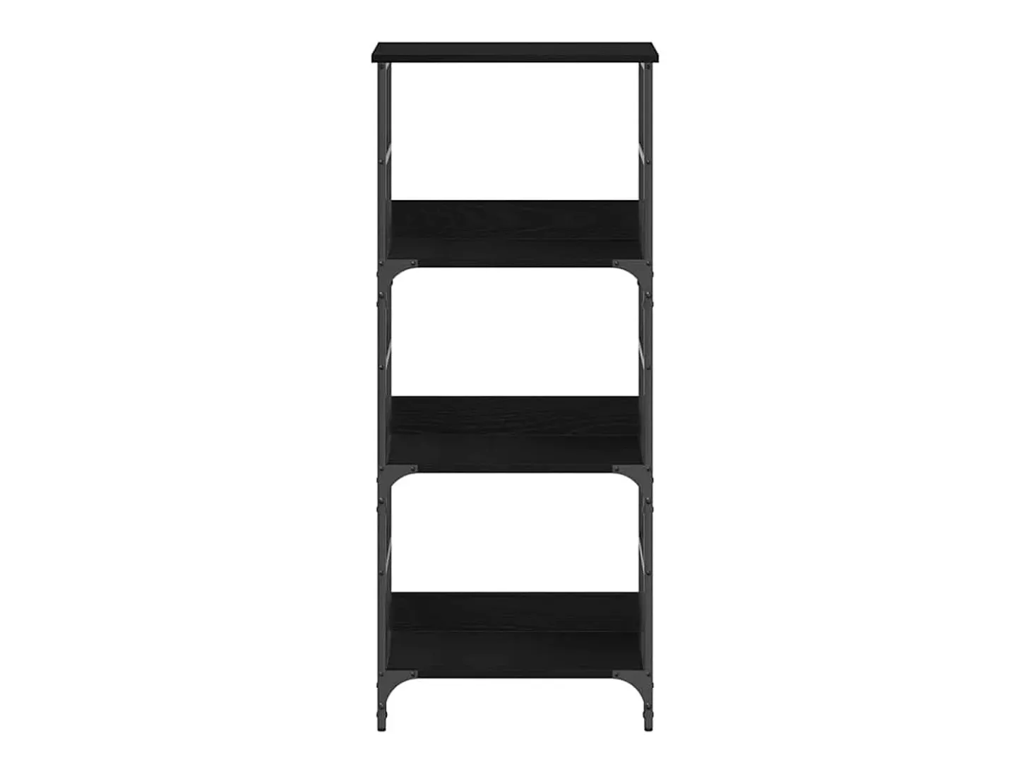 Estante de libros Roble negro 50 x 33 x 117.5 cm