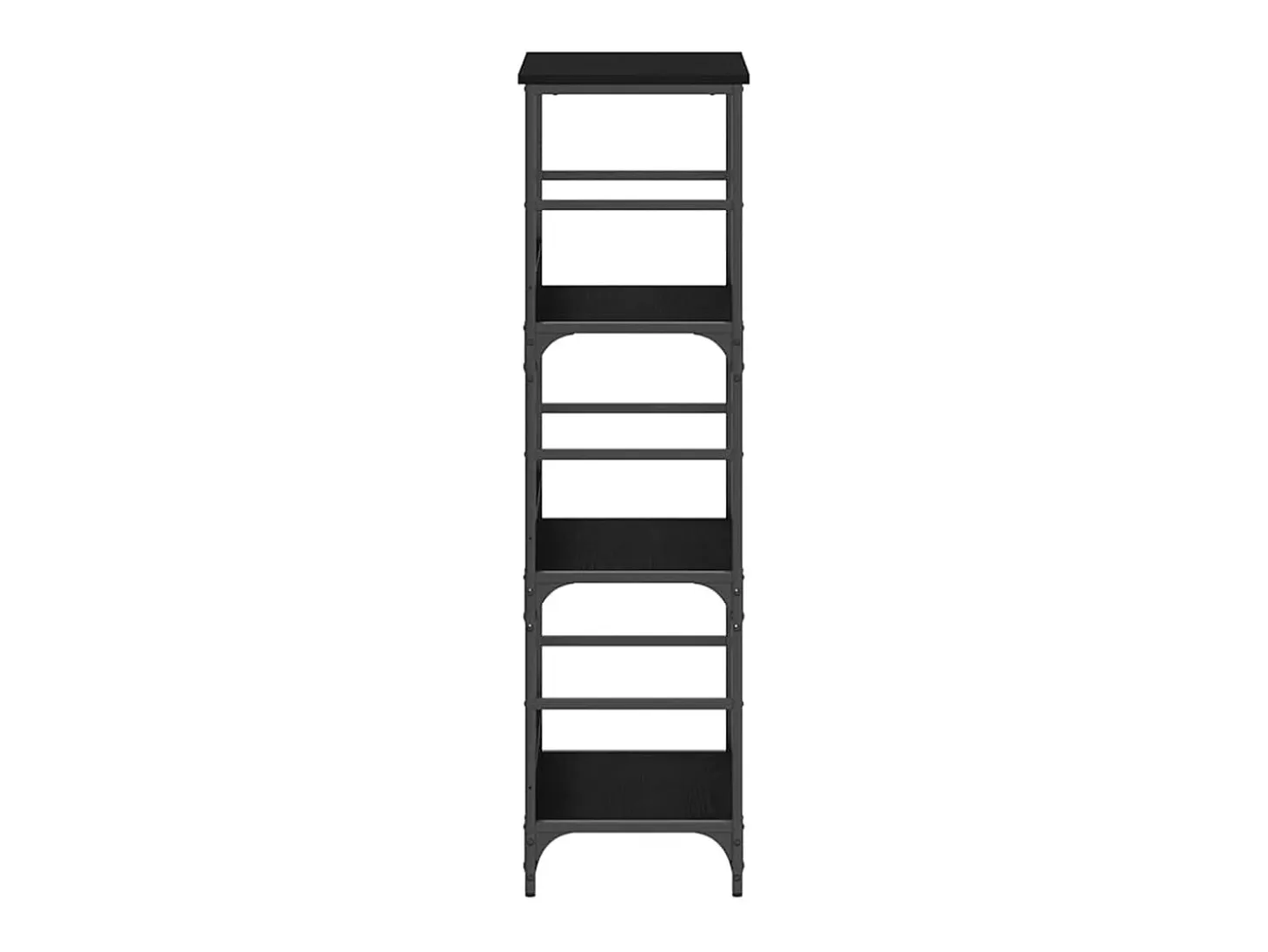 Estante de libros Roble negro 50 x 33 x 117.5 cm