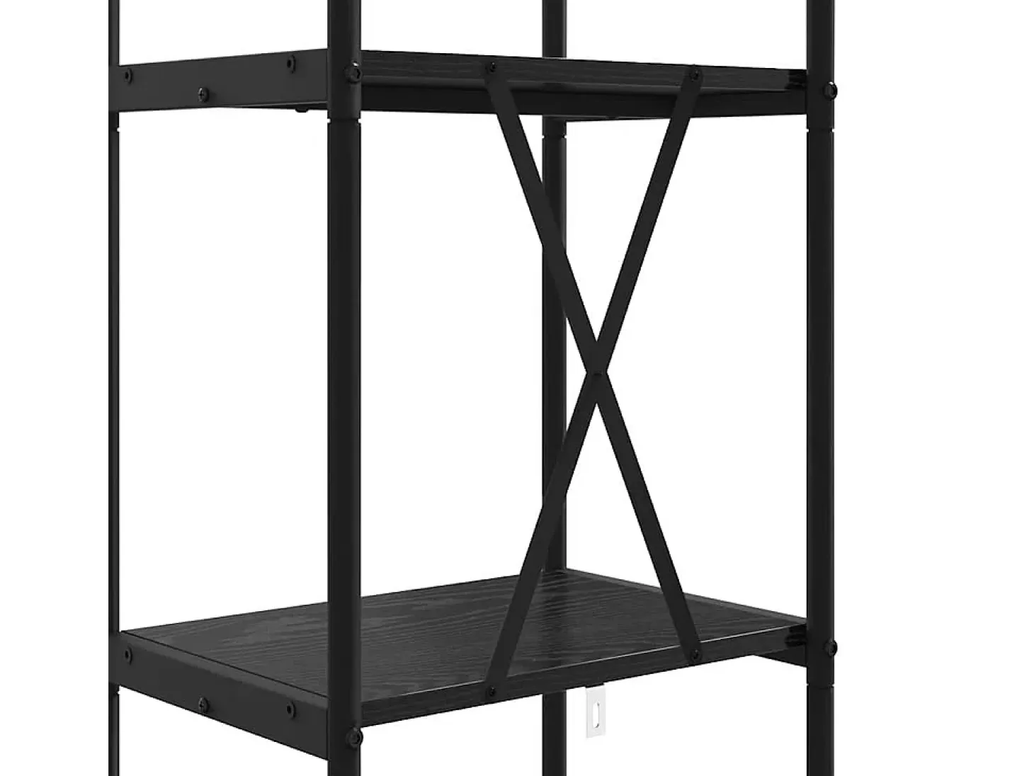 Estante de libros Roble negro 40 x 30 x 183 cm