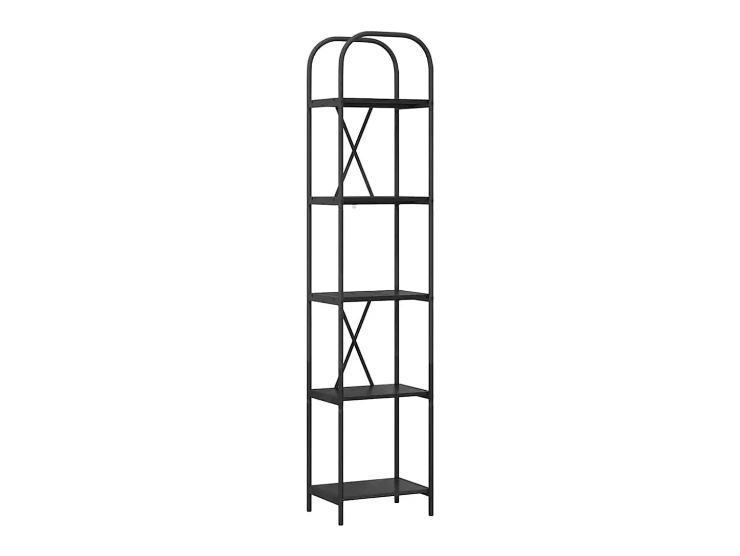 Estante de libros Roble negro 40 x 30 x 183 cm